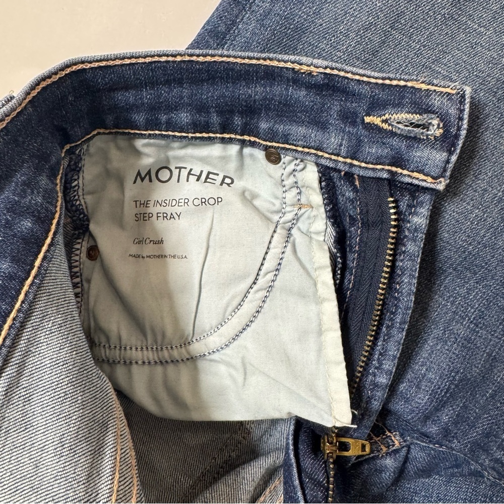 MOTHER The Insider Crop Jeans Size: 24 - Picture 10 of 14
